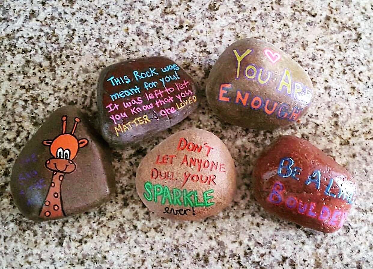 Painted rocks